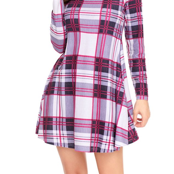 Fun and Flirty Plaid Mini Dress Size S and M - Picture 3 of 3